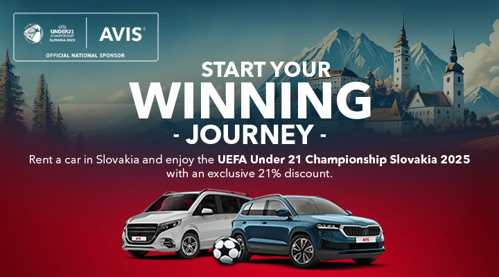 Save 21% on rentals in Slovakia as they host the UEFA Under-21 European Championship